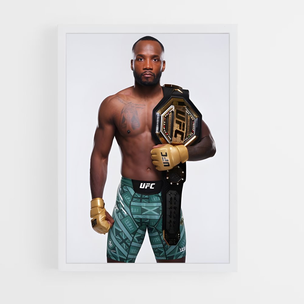Poster Leon de edwards – affiche MMA (vue 3)